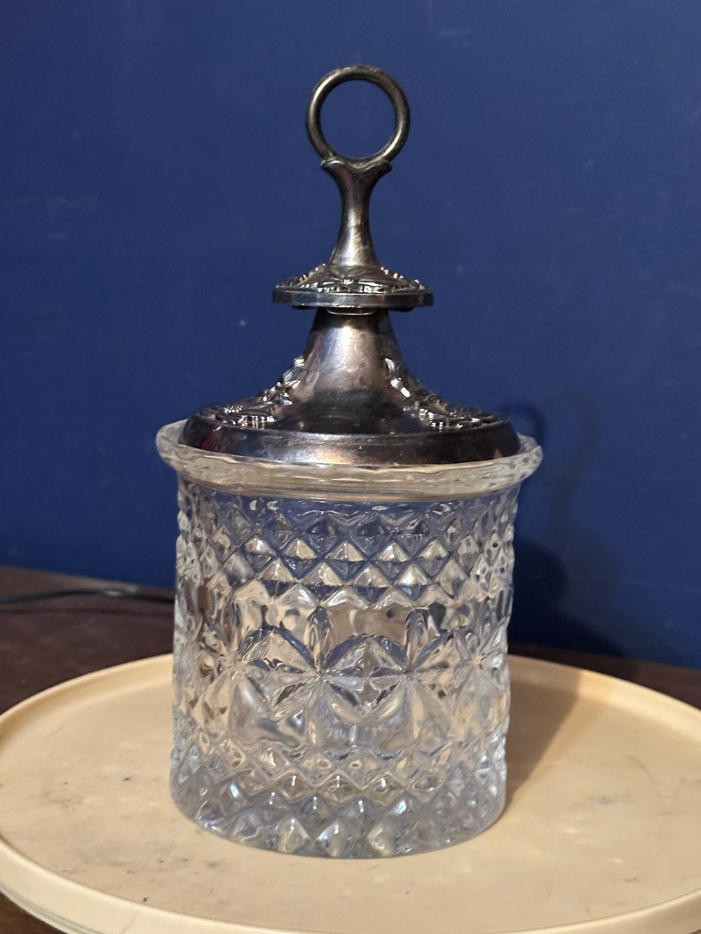 Vintage Princess House Fantasia poinsettia ice bucket